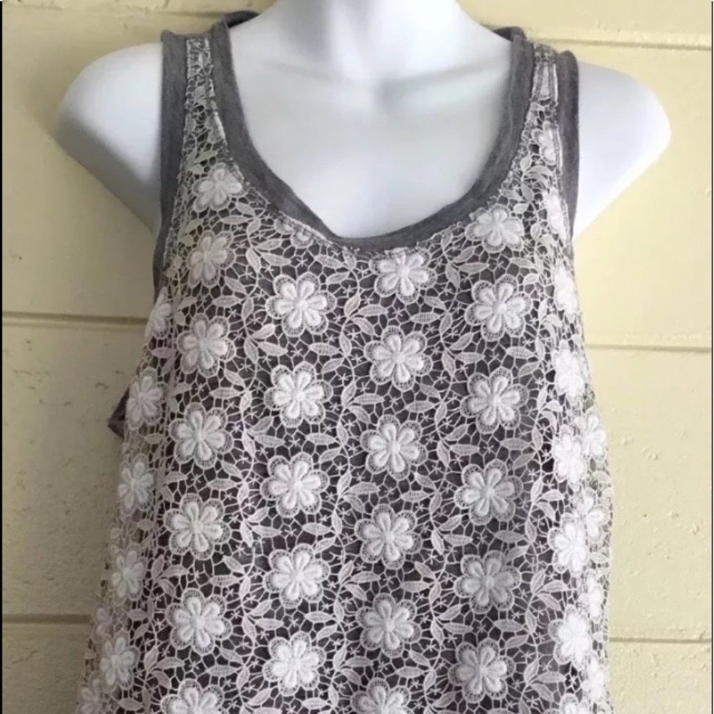 J crew viscose/nylon blend top